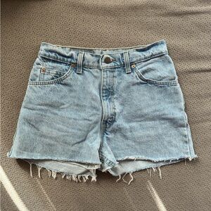 VINTAGE Levis orange tab 950 high rise shorts